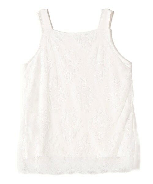 SHIPS / シップス タンクトップ | SHIPS Colors:〈手洗い可能〉オーバー レース タンクトップ | 詳細1