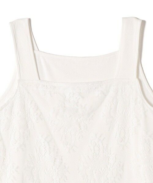 SHIPS / シップス タンクトップ | SHIPS Colors:〈手洗い可能〉オーバー レース タンクトップ | 詳細2