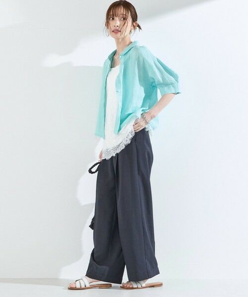 SHIPS / シップス タンクトップ | SHIPS Colors:〈手洗い可能〉オーバー レース タンクトップ | 詳細16