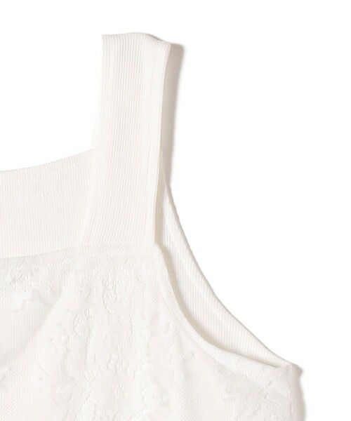 SHIPS / シップス タンクトップ | SHIPS Colors:〈手洗い可能〉オーバー レース タンクトップ | 詳細3