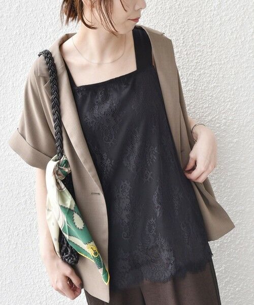 SHIPS / シップス タンクトップ | 《一部追加・新色予約》SHIPS Colors:〈手洗い可能〉オーバー レース タンクトップ◆ | 詳細29