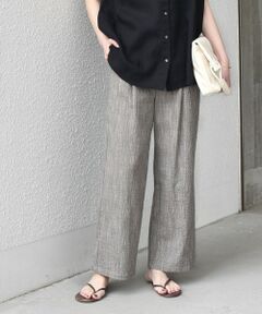 SHIPS / シップス その他パンツ | 《予約》SHIPS Colors:〈手洗い可能〉バンピー スラブ チェック イージーパンツ◆