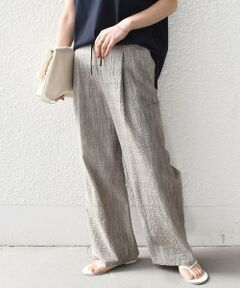 SHIPS / シップス その他パンツ | 《予約》SHIPS Colors:〈手洗い可能〉バンピー スラブ チェック イージーパンツ◆