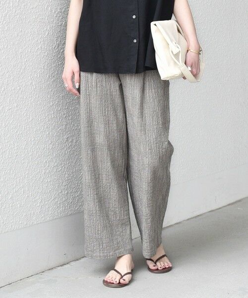 SHIPS / シップス その他パンツ | 《予約》SHIPS Colors:〈手洗い可能〉バンピー スラブ チェック イージーパンツ◆ | 詳細5