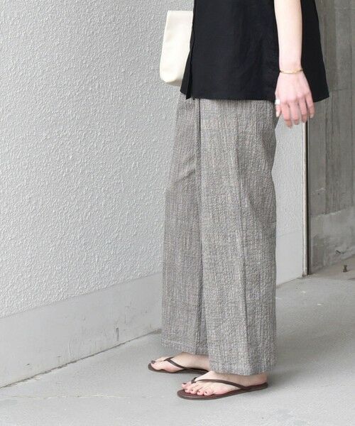 SHIPS / シップス その他パンツ | 《予約》SHIPS Colors:〈手洗い可能〉バンピー スラブ チェック イージーパンツ◆ | 詳細6