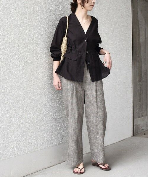 SHIPS / シップス その他パンツ | 《予約》SHIPS Colors:〈手洗い可能〉バンピー スラブ チェック イージーパンツ◆ | 詳細9