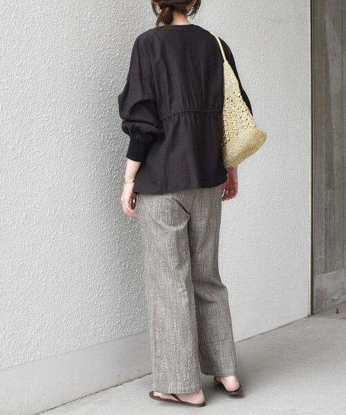 SHIPS / シップス その他パンツ | 《予約》SHIPS Colors:〈手洗い可能〉バンピー スラブ チェック イージーパンツ◆ | 詳細10