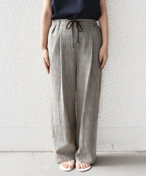 SHIPS / シップス その他パンツ | 《予約》SHIPS Colors:〈手洗い可能〉バンピー スラブ チェック イージーパンツ◆ | 詳細20