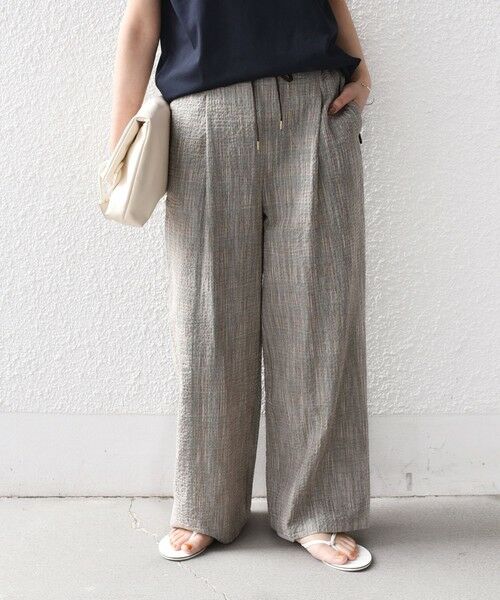 SHIPS / シップス その他パンツ | 《予約》SHIPS Colors:〈手洗い可能〉バンピー スラブ チェック イージーパンツ◆ | 詳細29