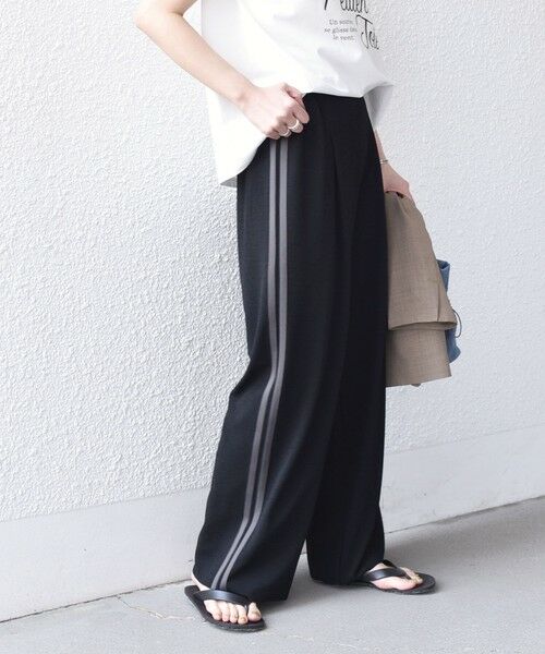 SHIPS / シップス その他パンツ | 《予約》SHIPS Colors:〈手洗い可能〉ソフト 梨地 サイドライン パンツ◆ | 詳細9