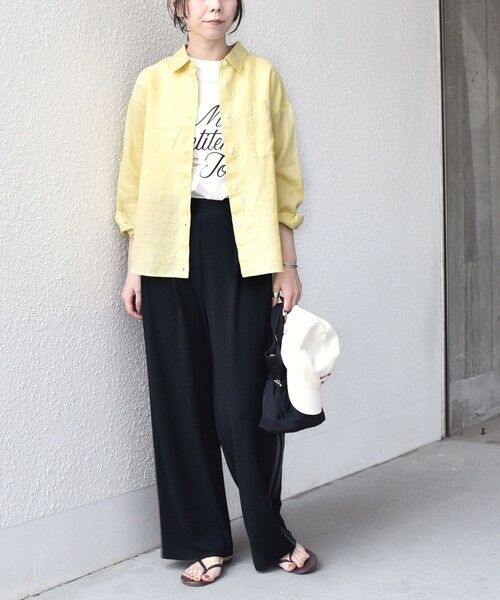 SHIPS / シップス その他パンツ | 《予約》SHIPS Colors:〈手洗い可能〉ソフト 梨地 サイドライン パンツ◆ | 詳細11