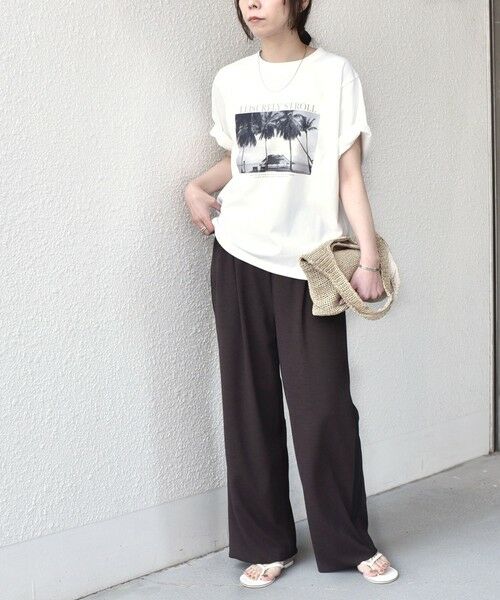 SHIPS / シップス その他パンツ | 《予約》SHIPS Colors:〈手洗い可能〉ソフト 梨地 サイドライン パンツ◆ | 詳細21