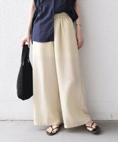 SHIPS / シップス その他パンツ | 《予約》SHIPS Colors:〈手洗い可能〉ナイロンレーヨン ストライプ イージーパンツ◆