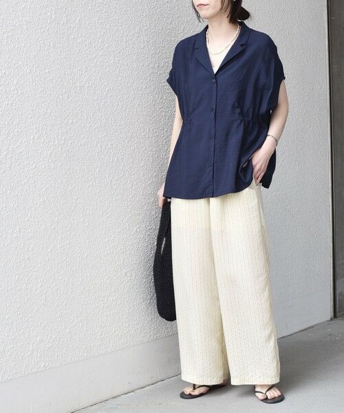 SHIPS / シップス その他パンツ | 《予約》SHIPS Colors:〈手洗い可能〉ナイロンレーヨン ストライプ イージーパンツ◆ | 詳細10