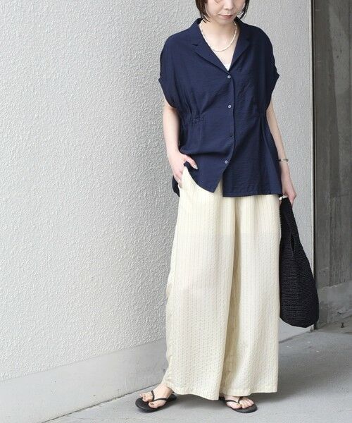 SHIPS / シップス その他パンツ | 《予約》SHIPS Colors:〈手洗い可能〉ナイロンレーヨン ストライプ イージーパンツ◆ | 詳細14