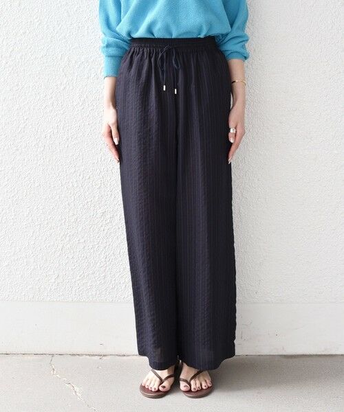 SHIPS / シップス その他パンツ | 《予約》SHIPS Colors:〈手洗い可能〉ナイロンレーヨン ストライプ イージーパンツ◆ | 詳細19