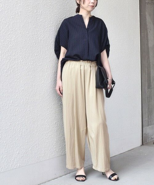 SHIPS / シップス その他パンツ | 《予約》SHIPS Colors:〈手洗い可能〉レーヨンナイロン バレル パンツ◆ | 詳細22