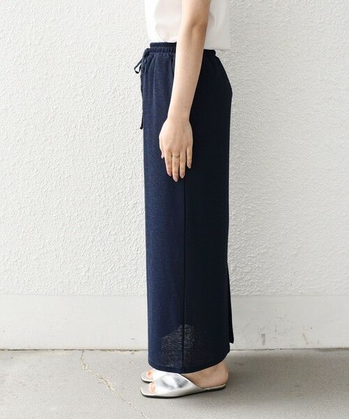 SHIPS / シップス ロング・マキシ丈スカート | 《予約》SHIPS Colors:〈手洗い可能〉リネンライク ミラノ タイトスカート◆ | 詳細20