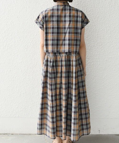 SHIPS / シップス ロング・マキシ丈ワンピース | 《予約》SHIPS Colors:〈手洗い可能〉マドラス チェック レイヤード ライク ワンピース◆ | 詳細12