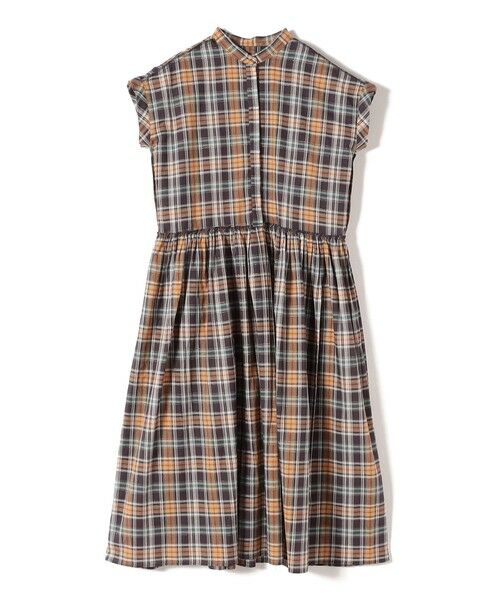 SHIPS / シップス ロング・マキシ丈ワンピース | 《予約》SHIPS Colors:〈手洗い可能〉マドラス チェック レイヤード ライク ワンピース◆ | 詳細3
