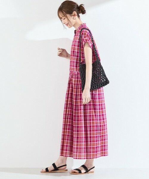 SHIPS / シップス ロング・マキシ丈ワンピース | SHIPS Colors:〈手洗い可能〉マドラス チェック レイヤード ライク ワンピース◇ | 詳細22