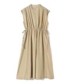 SHIPS / シップス ロング・マキシ丈ワンピース | 《予約》SHIPS Colors:〈手洗い可能〉コットン キュプラ ギャザー ワンピース◆