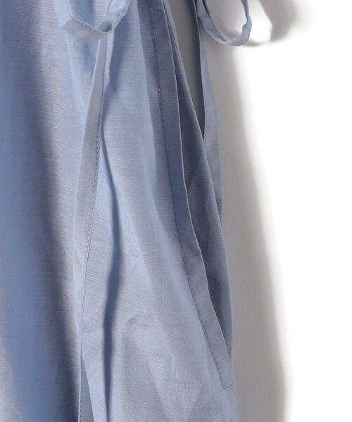 SHIPS / シップス ロング・マキシ丈ワンピース | 《予約》SHIPS Colors:〈手洗い可能〉コットン キュプラ ギャザー ワンピース◆ | 詳細13