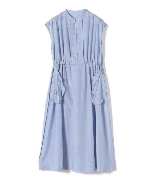 SHIPS / シップス ロング・マキシ丈ワンピース | 《予約》SHIPS Colors:〈手洗い可能〉コットン キュプラ ギャザー ワンピース◆ | 詳細7