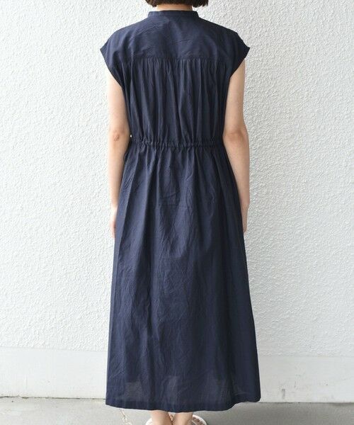 SHIPS / シップス ロング・マキシ丈ワンピース | 《予約》SHIPS Colors:〈手洗い可能〉コットン キュプラ ギャザー ワンピース◆ | 詳細25