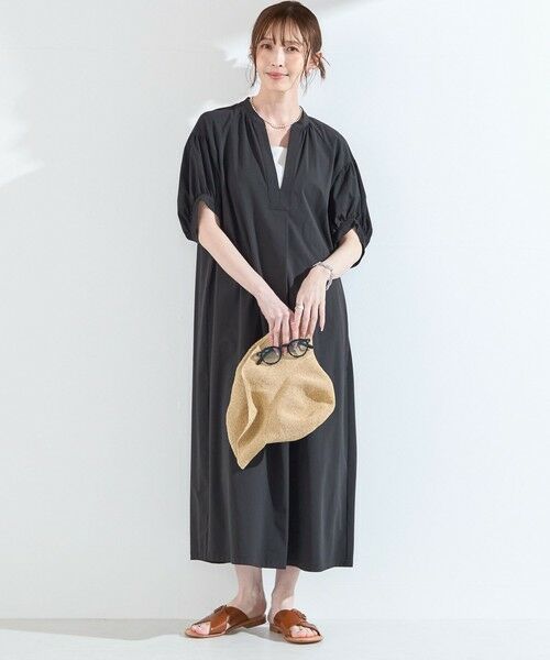 SHIPS / シップス ロング・マキシ丈ワンピース | SHIPS Colors:〈UVカット・接触冷感〉ファンクション スキッパー ワンピース◇ | 詳細10