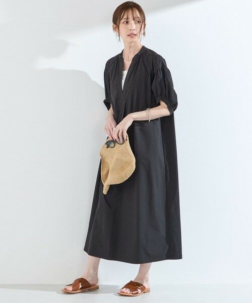 SHIPS / シップス ロング・マキシ丈ワンピース | SHIPS Colors:〈UVカット・接触冷感〉ファンクション スキッパー ワンピース◇ | 詳細11