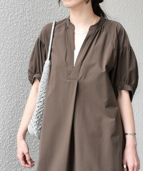 SHIPS / シップス ロング・マキシ丈ワンピース | 《予約》SHIPS Colors:〈UVカット・接触冷感〉ファンクション スキッパー ワンピース◆ | 詳細8