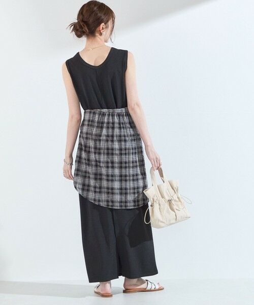 SHIPS / シップス ロング・マキシ丈ワンピース | 《一部追加予約》SHIPS Colors:〈手洗い可能〉ソフト 梨地 タンク ワンピース◇ | 詳細6