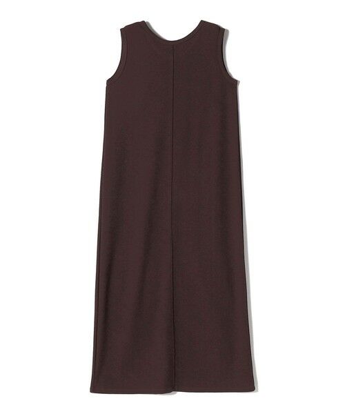 SHIPS / シップス ロング・マキシ丈ワンピース | 《予約》SHIPS Colors:〈手洗い可能〉ソフト 梨地 タンク ワンピース◆（ブラウン）