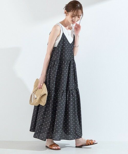 SHIPS / シップス ロング・マキシ丈ワンピース | SHIPS Colors:〈手洗い可能〉カット ドビー キャミ ワンピース◇ | 詳細3