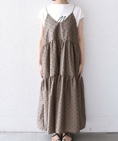 SHIPS / シップス ロング・マキシ丈ワンピース | 《予約》SHIPS Colors:〈手洗い可能〉カット ドビー キャミ ワンピース◆ | 詳細11