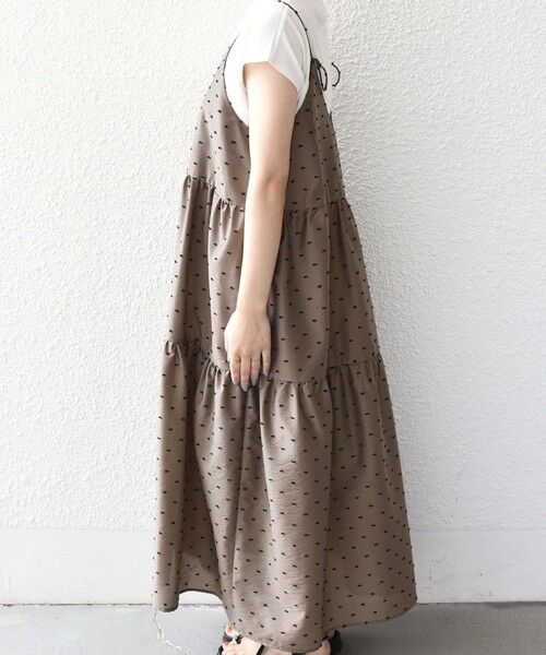 SHIPS / シップス ロング・マキシ丈ワンピース | 《予約》SHIPS Colors:〈手洗い可能〉カット ドビー キャミ ワンピース◆ | 詳細12