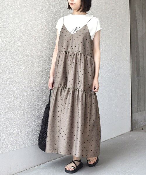 SHIPS / シップス ロング・マキシ丈ワンピース | 《予約》SHIPS Colors:〈手洗い可能〉カット ドビー キャミ ワンピース◆ | 詳細15