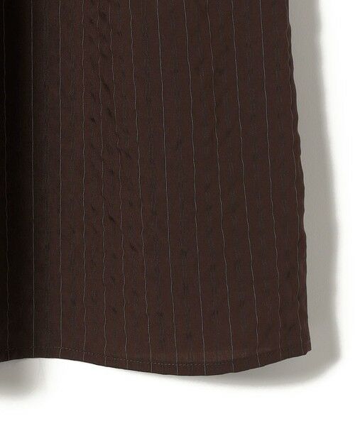 SHIPS / シップス ロング・マキシ丈ワンピース | 《予約》SHIPS Colors:〈手洗い可能〉ナイロンレーヨン ストライプ シャツ ワンピース◆ | 詳細17