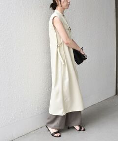 SHIPS / シップス ロング・マキシ丈ワンピース | 《予約》SHIPS Colors:〈手洗い可能〉サイド ベルト シャツ ワンピース◆
