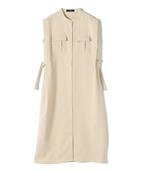 SHIPS / シップス ロング・マキシ丈ワンピース | 《予約》SHIPS Colors:〈手洗い可能〉サイド ベルト シャツ ワンピース◆ | 詳細1