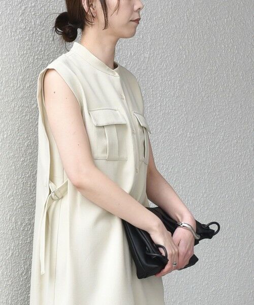 SHIPS / シップス ロング・マキシ丈ワンピース | 《予約》SHIPS Colors:〈手洗い可能〉サイド ベルト シャツ ワンピース◆ | 詳細7