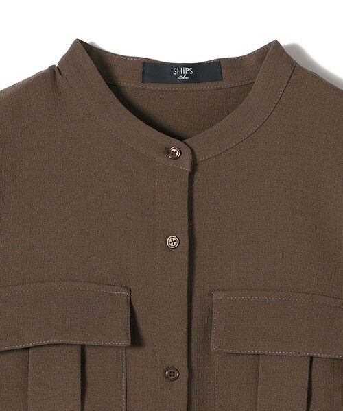 SHIPS / シップス ロング・マキシ丈ワンピース | 《予約》SHIPS Colors:〈手洗い可能〉サイド ベルト シャツ ワンピース◆ | 詳細12