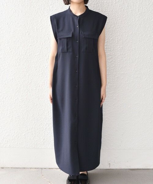SHIPS / シップス ロング・マキシ丈ワンピース | 《予約》SHIPS Colors:〈手洗い可能〉サイド ベルト シャツ ワンピース◆ | 詳細19