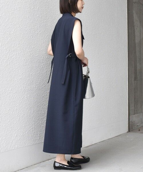SHIPS / シップス ロング・マキシ丈ワンピース | 《予約》SHIPS Colors:〈手洗い可能〉サイド ベルト シャツ ワンピース◆ | 詳細25