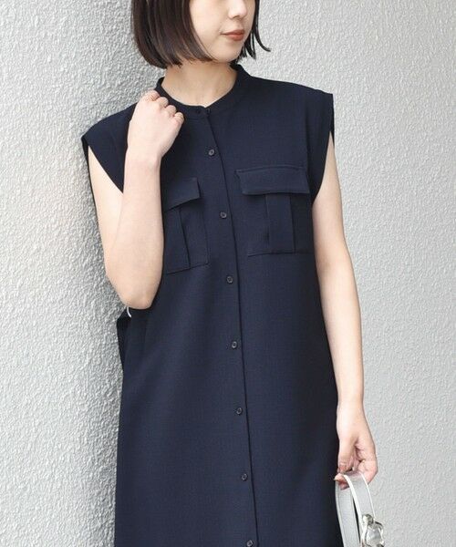 SHIPS / シップス ロング・マキシ丈ワンピース | 《予約》SHIPS Colors:〈手洗い可能〉サイド ベルト シャツ ワンピース◆ | 詳細26