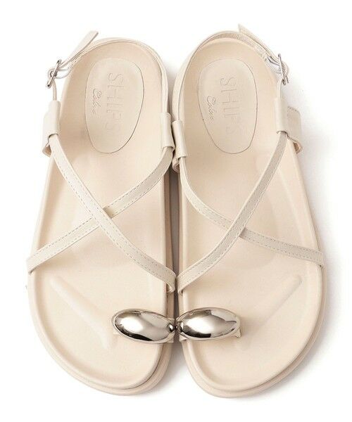 SHIPS / シップス サンダル | 《予約》SHIPS Colors:トゥリング クロス ストラップ サンダル◆ | 詳細2