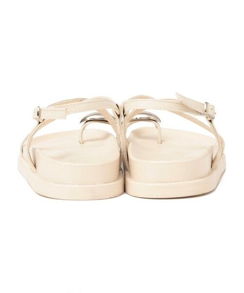 SHIPS / シップス サンダル | 《予約》SHIPS Colors:トゥリング クロス ストラップ サンダル◆ | 詳細3