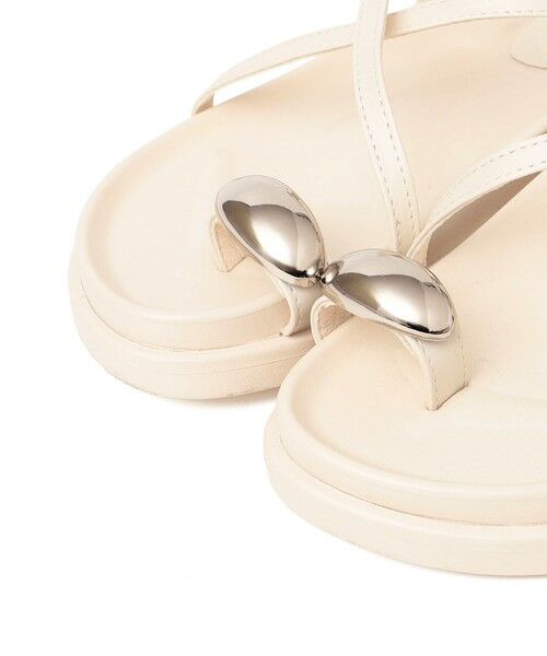 SHIPS / シップス サンダル | 《予約》SHIPS Colors:トゥリング クロス ストラップ サンダル◆ | 詳細6