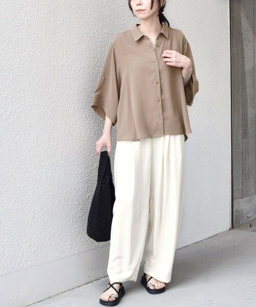 SHIPS / シップス サンダル | 《予約》SHIPS Colors:トゥリング クロス ストラップ サンダル◆ | 詳細19